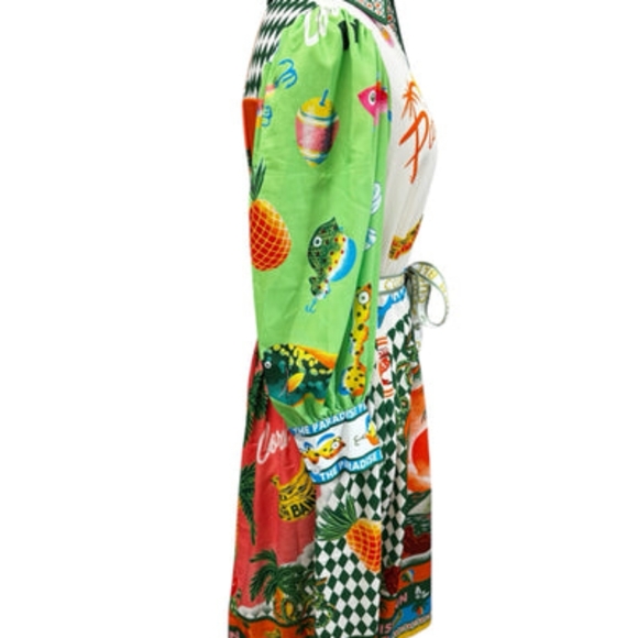 ALEMAIS Paradiso Graphic-Print Shirt Dress - Picture 3 of 7